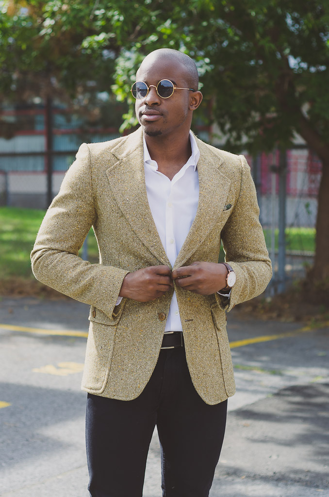 tweed blazer